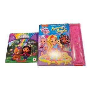 Nickelodeon Sunny Day Storybook & Gabby’s Dollhouse Meet the Kittycorn